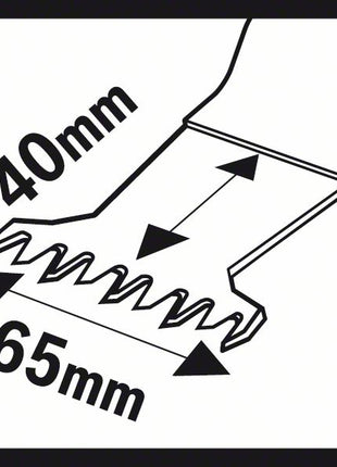 BOSCH Tauchsägeblatt AII 65 BSPB Breite 65 mm Eintauchtiefe 40 mm ( 8000346260 )