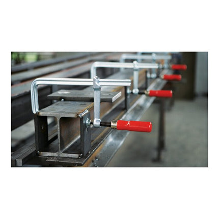 Zacisk śrubowy BESSEY classiX wykonany w całości ze stali Szerokość mocowania 500 mm Występ 120 mm ( 8000350804 )