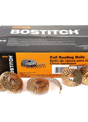 Bostitch RN46K-2-E Druckluft Nagler Coilnagler für Dachpappnägel CR 19 - 45 mm + 7200 Dachpappnagel + Koffer - Toolbrothers