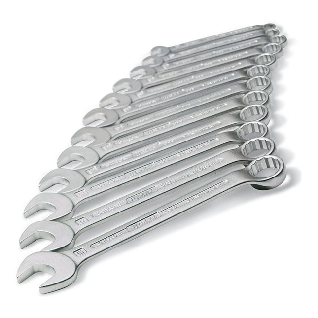 HAZET Zestaw kluczy płasko-oczkowych 603/17N 17-częściowy szerokość klucza 7-27 mm ( 8000465140 )