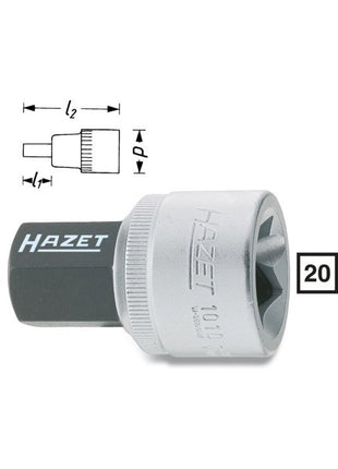 HAZET Douille 1010 3/4 ″ 6 pans creux ( 8000466339 )