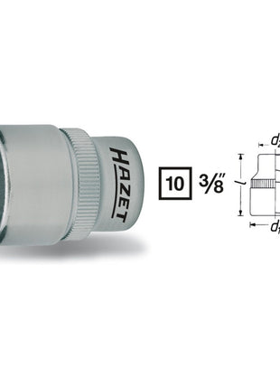 Nasadka HAZET 880 3/8 ″ sześciokątna ( 8000466452 )