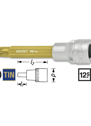 Gniazdo HAZET 990LG-8 1/2 ″ wewnętrzne wielopunktowe ( 8000466701 )