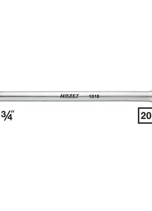 Extensión HAZET 1018 3/4″ longitud 400 mm (8000467330)