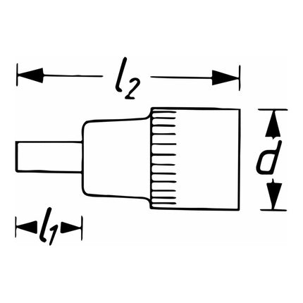 Gniazdo sześciokątne HAZET 986L 1/2 ″ ( 8000753790 )