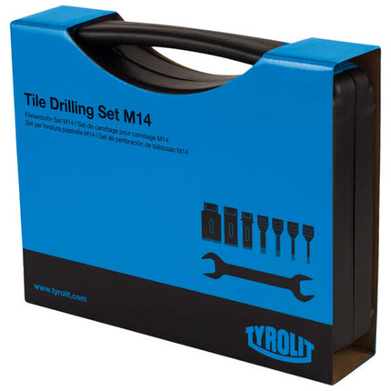 TYROLIT zestaw wierteł do płytek DDT 8-częściowy Ø 6, 8, 10, 12, 20, 25, 35 mm ( 8000757493 )