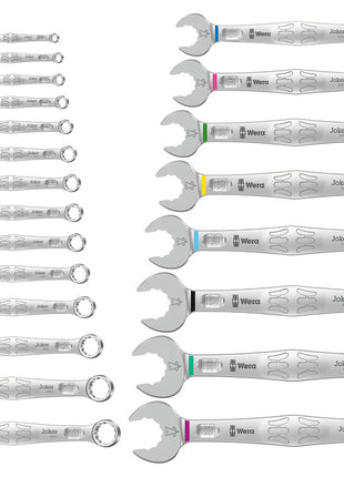 WERA Zestaw kluczy płasko-oczkowych 6003 Joker 22-częściowy szerokość klucza płaskiego 5,5-32 mm ( 8000907868 )