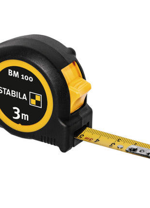 STABILA Taschenrollbandmaß BM 100 Länge 3 m Breite 16 mm mm/mm ( 8000911834 )