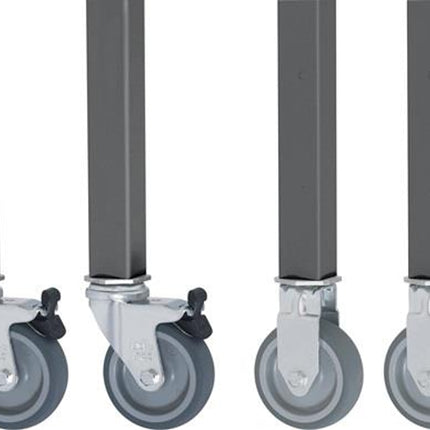 Zestaw kołowy RAU 2 kółka stałe/2 kółka skrętne z hamulcami ( 9000425491 )