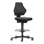 Krzesło obrotowe do zadań BIMOS Air Flow kółka + pierścień na stopy ( 9000454095 )