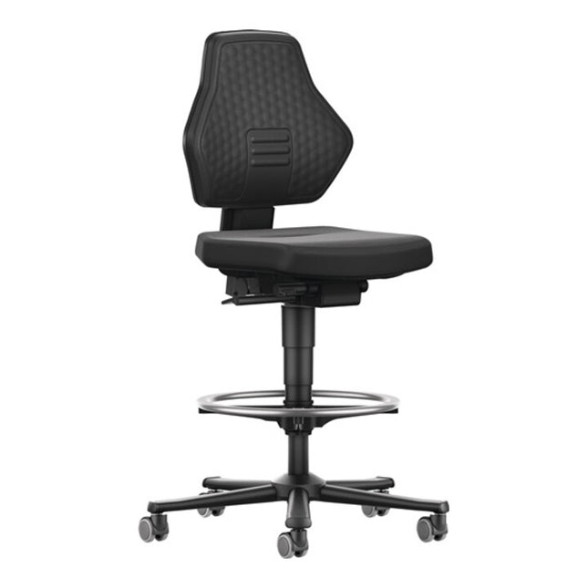 Krzesło obrotowe do zadań BIMOS Air Flow kółka + pierścień na stopy ( 9000454095 )