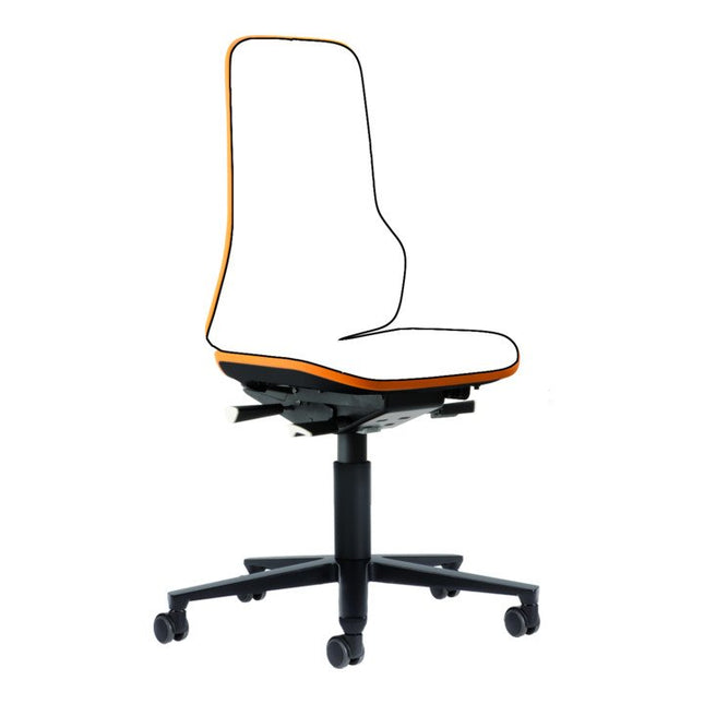 Przemysłowe krzesło obrotowe BIMOS na kółkach neonowych ( 9000454278 )