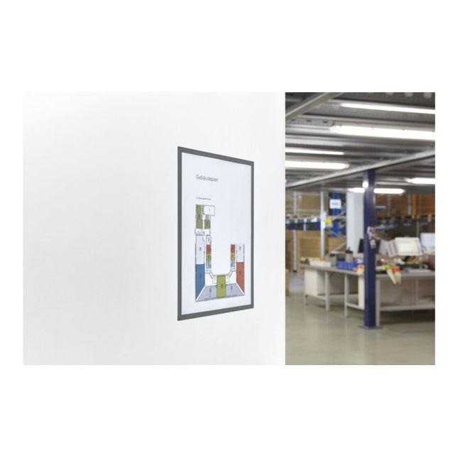 Ramka magnetyczna MAGNETOPLAN DIN A4 zielona ( 9000483024 )