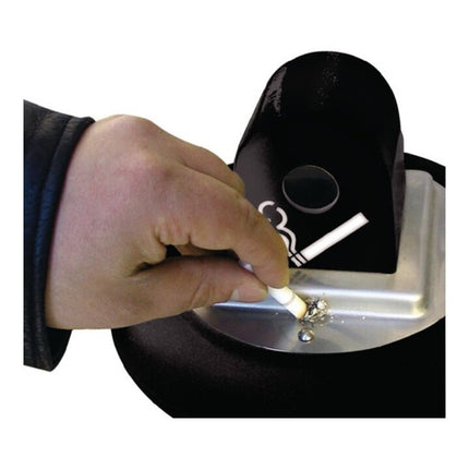 Popielniczka cokołowa RUBBERMAID H1029xW357xD357mm czarna ( 9000491236 )