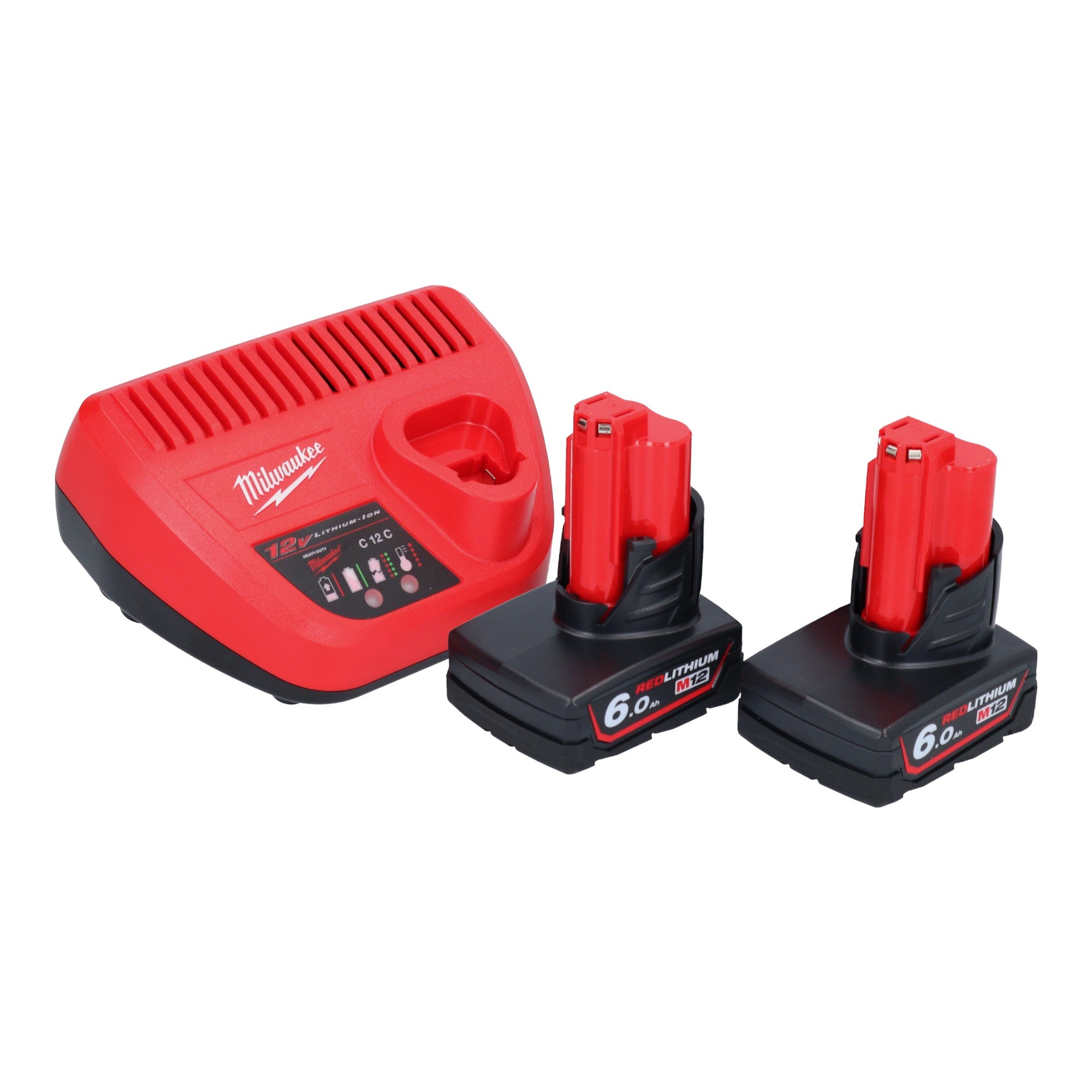 Milwaukee M12 PCG 400A 602 Akku Kartuschenpistole 12 V 400 ml 2x Akku 6 0 Ah Ladegeraet 2 - toolbrothers