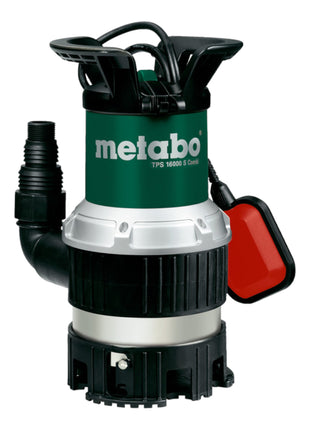 Metabo TPS 16000 S COMBI Pompe immergée Combi ( 0251600000 ) 16000 l/h 9,5 m de hauteur d'élévation