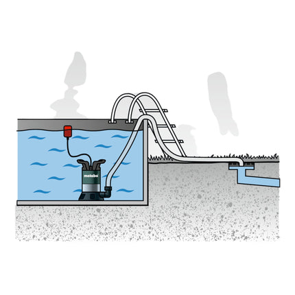 Metabo TP 12000 SI Pompa zatapialna do czystej wody 600 W 11700 l/h 9 m ( 0251200009 )