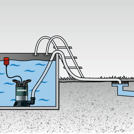 Pompa zanurzeniowa do czystej wody Metabo TP 13000 S ( 0251300000 ) 550 W 13 000 l/h 0,95 bara