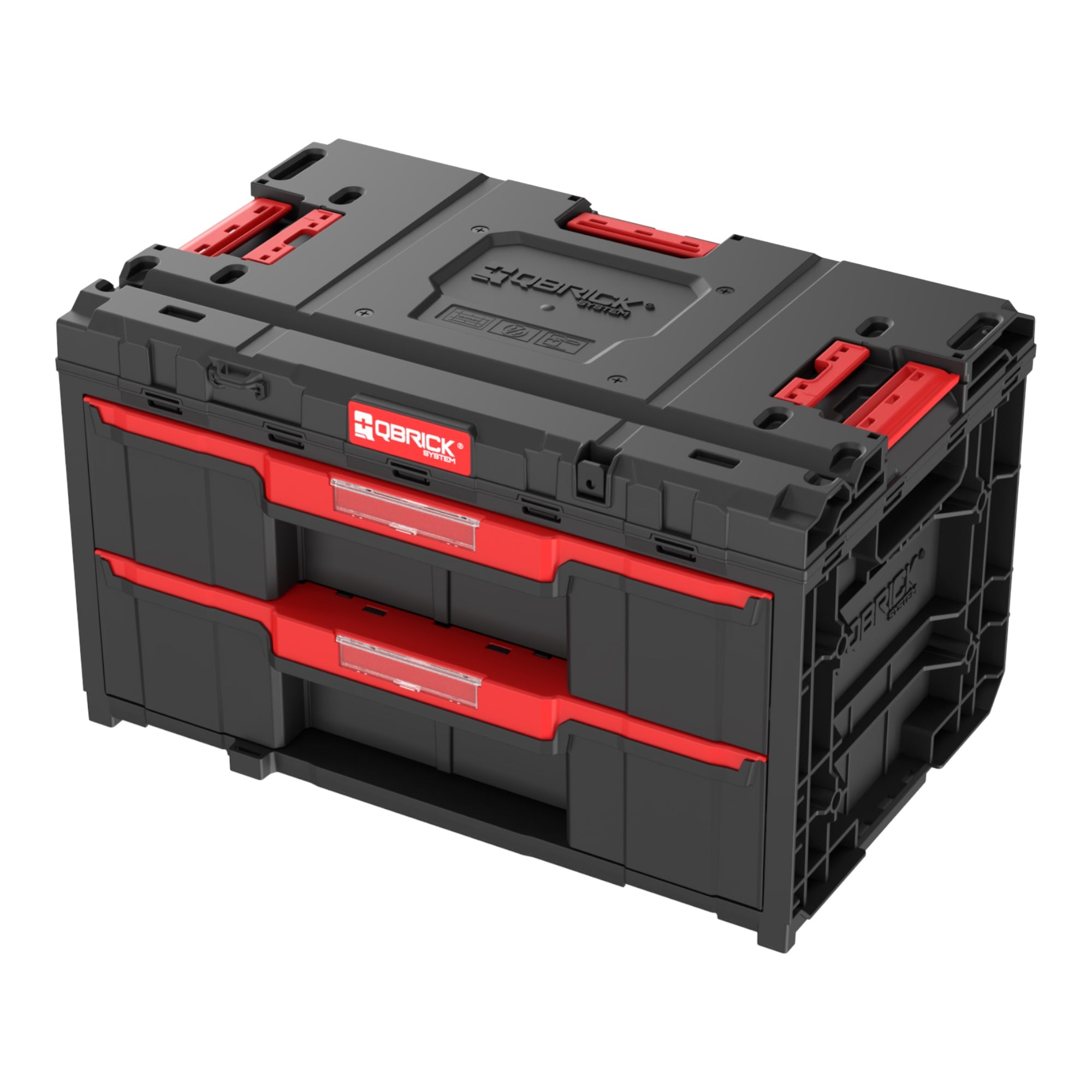 Qbrick System ONE Drawer 2 Toolbox 2 0 Werkzeugbox 587 x 380 x 340 mm 29 l mit zwei Schubladen 0 - toolbrothers