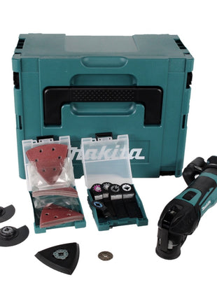 Makita DTM 51 ZJX2 Akku Multifunktionswerkzeug 18 V + 39 tlg. Zubehör Set + Makpac - ohne Akku, ohne Ladegerät - Toolbrothers