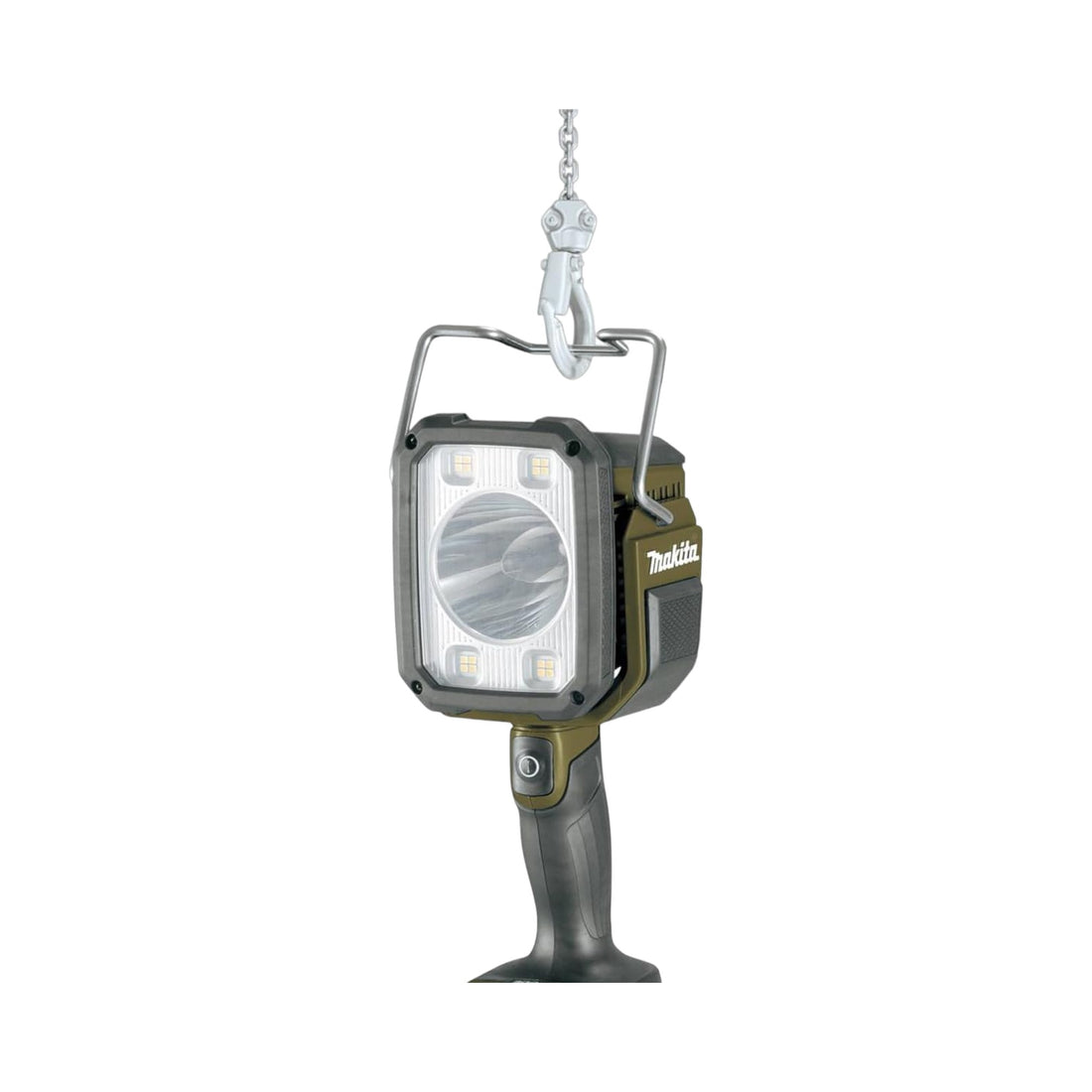 Makita DML 812 O Akumulatorowy reflektor ręczny 18 V 1250 lm LED Olive Green Outdoor Adventure edycja specjalna Solo - bez akumulatora, bez ładowarki