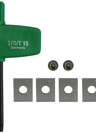 Festool HW-WP 7,6x12x1,5 (4x) Wendeplatten-Set ( 491390 ) für Fräser 492717, 492716, 491081