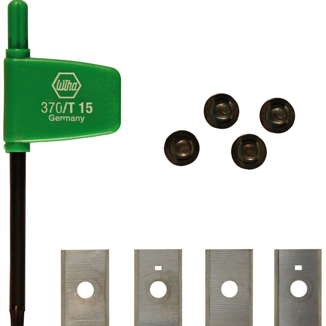 Festool HW-WP 30x12x1,5 (4x) Wendeplatte ( 491393 ) für Fräser 492716, 492717, 491081, 491120