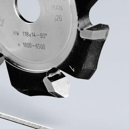 Festool HW 118x14-90°/Alu V-Nutfräser ( 491470 ) für Plattenfräse PF 1200