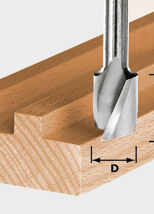 Festool HS Spi S8 D12/20 Spiralnutfräser ( 490947 ) für OF 900, OF 1000, OF 1010, OF 1010 R, OF 1400, OF 2000, OF 2200