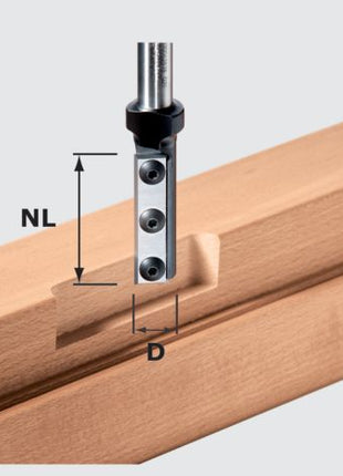 Festool HW S12 D16/50 WP Nutfräser-Wendeplatten ( 497454 ) für OF 1400, OF 2200