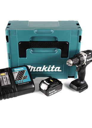 Makita DDF 484 RT1JB 18 V Li-Ion Akku Bohrschrauber Sonderausgabe schwarz im MAKPAC + 1x BL 1850 5,0 Ah Akku + Schnellladegerät - Toolbrothers