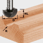 Festool HW S12 D40/25/R20 Hohlkehlfräser ( 491105 ) für OF 1400, OF 2000, OF 2200