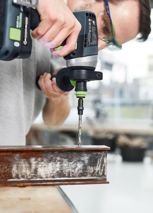 Festool HSS D 6,5/63 CE/M-Set Spiralbohrer ( 493428 ) für Festool Akku-Bohrschrauber und Akku-Schlagbohrschrauber mit FastFix Aufnahme und Werkzeugfutter WH-CE CENTROTEC