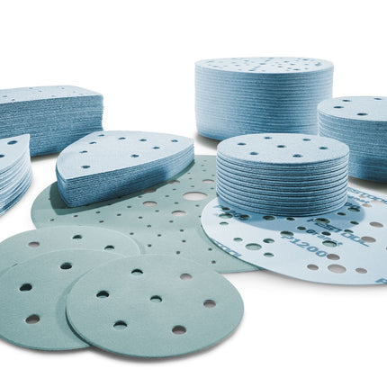 Festool STF D125/8 P120 GR/10 Schleifscheibe Granat ( 497148 ) für RO 125, ES 125, ETS 125, ETSC 125, ES-ETS 125, ES-ETSC 125, ETS EC 125, LEX 125