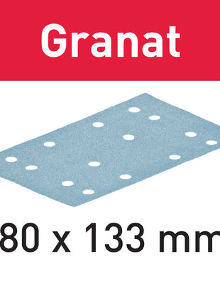 Festool STF 80x133 P120 GR/10 bandes abrasives grenat (497129) pour RTS 400, RTSC 400, RS 400, RS 4, LS 130, HSK-A 80x130, HSK 80x133