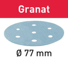 Festool STF D 77/6 P1500 GR/50 Schleifscheibe Granat ( 498932 ) für LEX 3 77