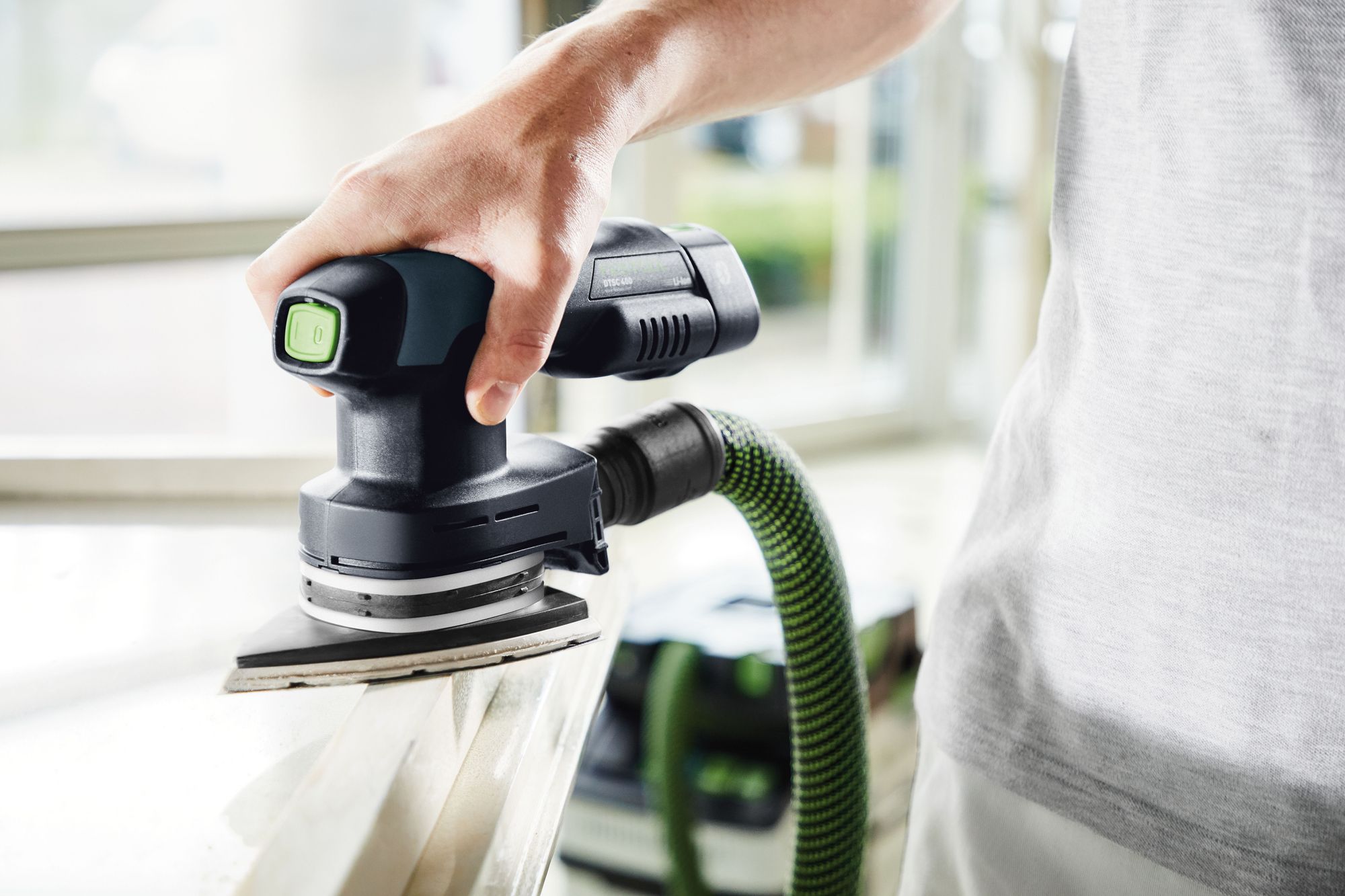 Festool STF DELTA 9 P180 GR 100 Schleifblatt Granat 577548 fuer DTS 400 DTSC 400 DS 400 2 - toolbrothers