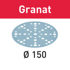 Festool STF D150/48 P180 GR/10 Tarcza szlifierska granat 150 mm P 180 10 szt. ( 575158 ) do RO 150, ES 150, ETS 150, ETS EC 150, LEX 150, WTS 150, HSK-D 150