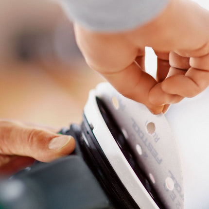 Festool STF D150/48 P220 RU2/10 Schleifscheibe Rubin 2 ( 575185 ) für RO 150, ES 150, ETS 150, ETS EC 150, LEX 150, WTS 150, HSK-D 150