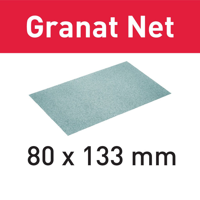 Festool STF 80x133 P400 GR NET/50 Netzschleifmittel Granat Net ( 203293 ) für RTS 400, RTSC 400, RS 400, RS 4, LS 130, HSK-A 80x130, HSK 80x133