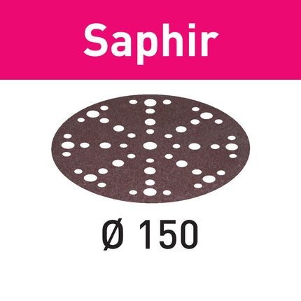 Festool STF-D150/48 P80 SA/25 Schleifscheibe Saphir ( 575197 ) für RO 150, ES 150, ETS 150, ETS EC 150, LEX 150, WTS 150, HSK-D 150