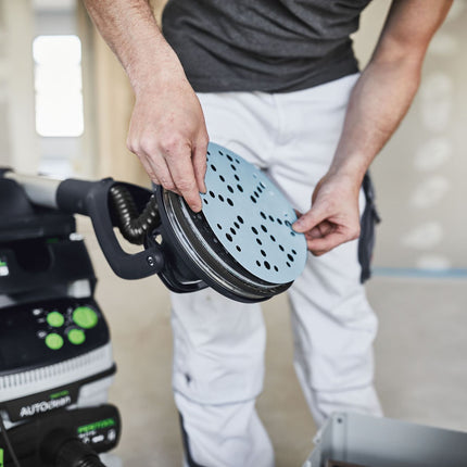 Festool STF D225/128 P80 GR/5 Tarcza szlifierska granat ( 205665 ) do szlifierki z długą szyjką PLANEX LHS 2 225 EQ(I), PLANEX 225 EQ, PLANEX LHS-E 225 easy, PLANEX LHS 2-M 225 EQ