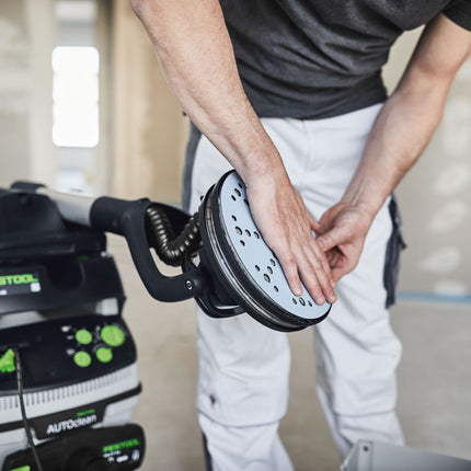 Festool STF D225/128 P80 GR/5 Tarcza szlifierska granat ( 205665 ) do szlifierki z długą szyjką PLANEX LHS 2 225 EQ(I), PLANEX 225 EQ, PLANEX LHS-E 225 easy, PLANEX LHS 2-M 225 EQ