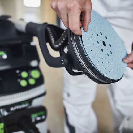 Festool STF D225/128 P80 GR/5 Tarcza szlifierska granat ( 205665 ) do szlifierki z długą szyjką PLANEX LHS 2 225 EQ(I), PLANEX 225 EQ, PLANEX LHS-E 225 easy, PLANEX LHS 2-M 225 EQ