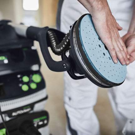 Festool STF D225/128 P80 GR/5 Tarcza szlifierska granat ( 205665 ) do szlifierki z długą szyjką PLANEX LHS 2 225 EQ(I), PLANEX 225 EQ, PLANEX LHS-E 225 easy, PLANEX LHS 2-M 225 EQ