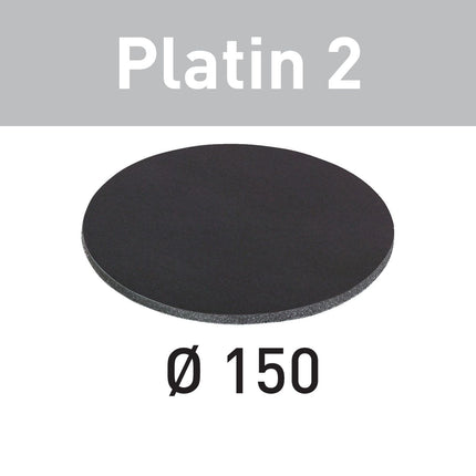 Festool STF D150/0 S1000 PL2/15 Schleifscheibe Platin 2 ( 492370 ) für RO 150, ES 150, ETS 150, ETS EC 150, LEX 150, WTS 150, HSK-D 150