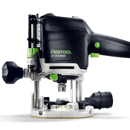 Festool OF 1010 REBQ-FS-Set + Box Oberfräse 1010 W 55 mm Hub ( 578053 ) + Fräser Set + Führungsschiene + Systainer