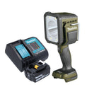 Makita DML 812 SF1 akumulatorowy reflektor ręczny 18 V 1250 lm LED oliwkowozielony outdoor adventure special edition + 1x akumulator 3,0 Ah + ładowarka