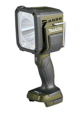 Makita DML 812 M1 Foco manual a batería 18 V 1250 lm LED verde oliva edición especial para aventuras al aire libre + 1x batería 4,0 Ah - sin cargador