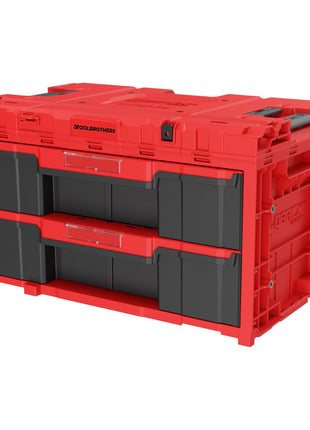 Toolbrothers RHINO XXL Drawer 2 ULTRA Vario+ Toolbox Custom Werkzeugbox 587 x 380 x 340 mm 29 l mit zwei Schubladen